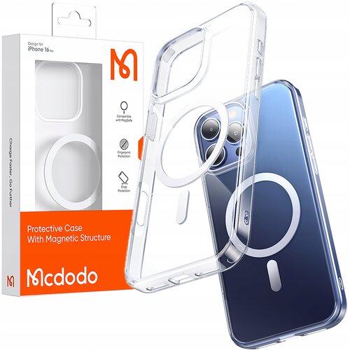 McDodo MAGNETNI ETUI PROZOREN ETUI OJAČAN ZA MAGSAFE IPHONE 16 PRO, (21972798) Cene