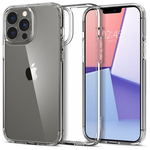 Spigen ultra hybrid maska za iphone 13 pro izdržljiva prozirna maska Slike