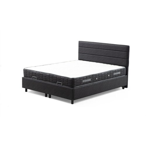 Hanah home Motya Set 120 x 200 - Anthracite Anthracite Single Mattress, Base & Headboard Cene