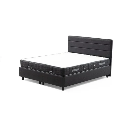 Hanah home Motya Set 120 x 200 - Anthracite boxspring postelja, (20975990)