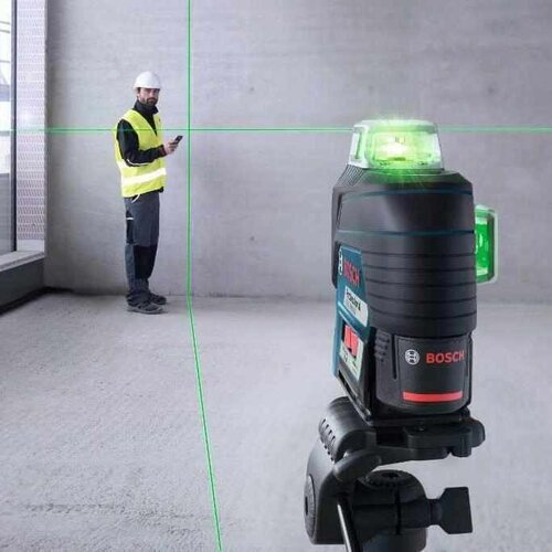Bosch linijski laser sa zelenim zrakom bluetooth 80m GLL 3-80 CG Solo + BM1 + L-Boxx (0601063T03) Slike