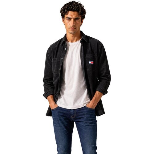 Tommy Hilfiger Srajce z dolgimi rokavi DM0DM23705 Črna Slike