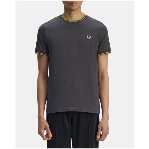 Fred Perry Majice s kratkimi rokavi M1588 Siva Cene