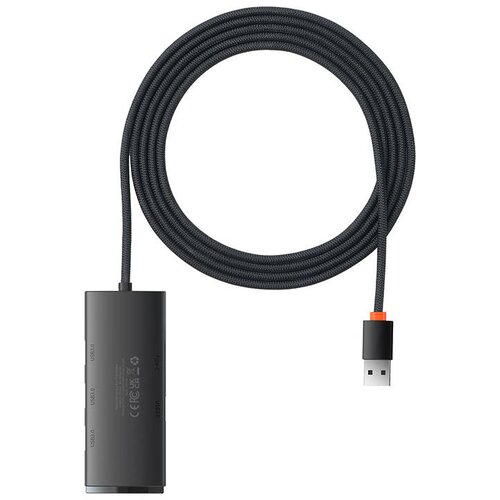 Baseus Hub 4w1 Lite Series USB do 4x USB 3.0 2m (črni), (20773761) Cene