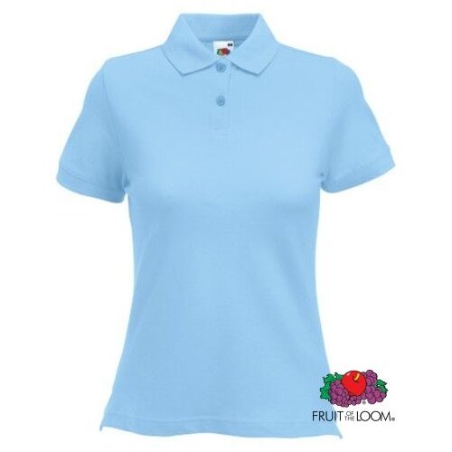 Fruit Of The Loom polo lady-fit, ženska polo majica, nebesko plava, l Slike