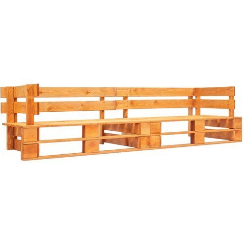  Vrtni dvosjed od paleta boja meda drveni Slike