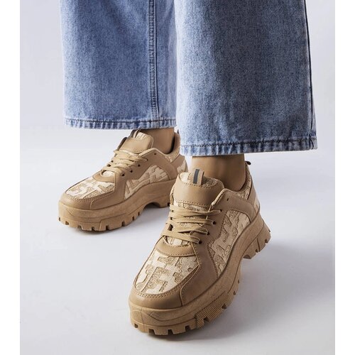 Gemre Dark beige chunky Brunswick sneakers Cene