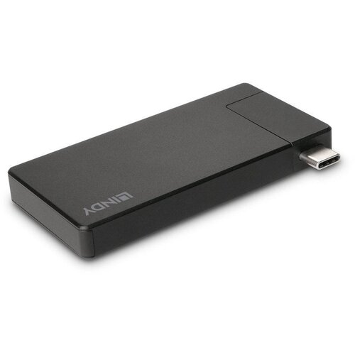 Lindy DST-Micro, USB-C Laptop Micro Docking Station with 4K Support and 100W Pass-Through Charging Cijene