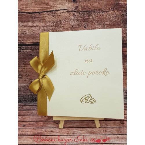  Vabila za ZLATO POROKO ZLP 106 Cene
