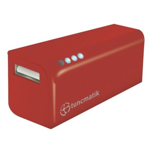 Tuncmatik Mini Charge 2000mAh PowerBank Red microUSB cable punjac za mobilni telefon Slike