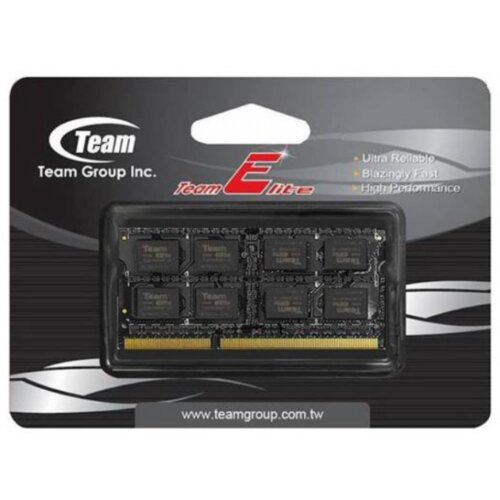 Team Group TeamGroup DDR3 TEAM ELITE SO-DIMM 4GB 1600MHz 1,35V 11-11-11-28 TED3L4G1600C11-S01 Cene