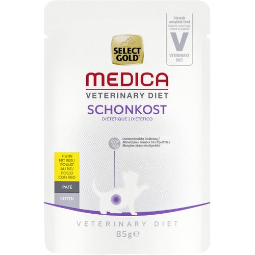 Select Gold Cat Medica Gastrointestinal Kitten piletina i riža 85 g, vrećica Cijene