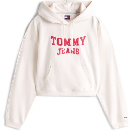 Tommy Jeans Majica 'VARSITY' mornarska / živo rdeča / bela Cene