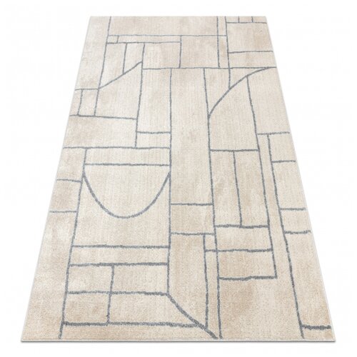 RugsX Preproga FUSION 0806 krem / svetlo siva - Geometrična, moderna, abstraktna 120x170 cm, (21996440) Cene