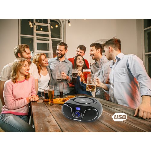 Manta prenosni radio BBX007 - črn Slike