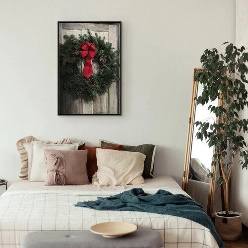  Slika - Christmas Wreath (1 Part) Vertical 40x60 Slike