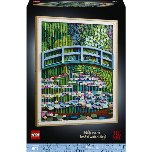 Lego Art - Claude Monet &amp;ndash; Vodne lilije in japonski most (31220) Slike