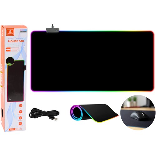  Podloga za tipkovnicu i mi&amp;scaron; s LED osvjetljenjem 40x90cm Slike