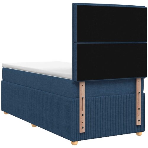  Boxspring krevet s madracem Plava 80 x 200 cm Tkanina Slike