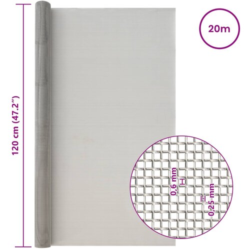  tkanina 120 x 2000 cm 30 Mesh Nehrđajući čelik 201 Slike