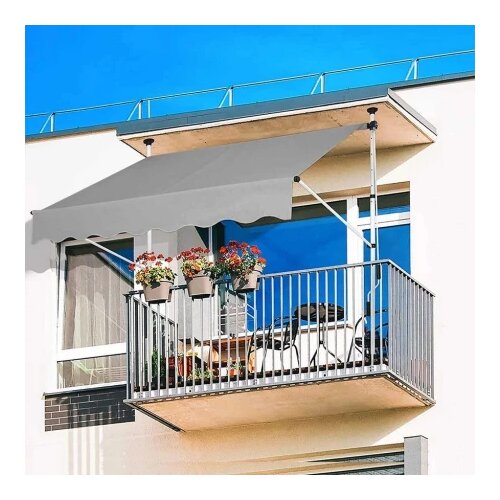 Balkonska Tenda 300x120cm Siva Cene