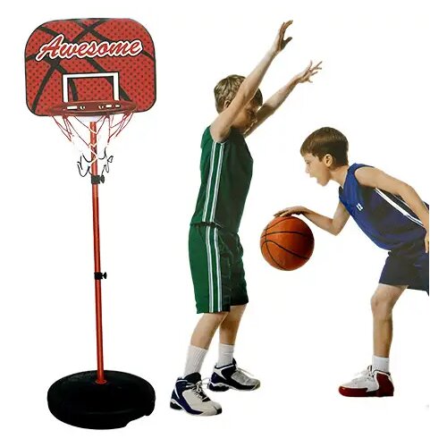 Magic Toys Ko&scaron;arkarska tabla nastavljive velikosti s stojalom in žogo 120-60cm Cene
