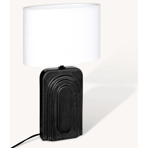 Atmosphera Stona lampa MONIA 1xE14/60W/230V crna/bela Slike