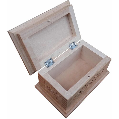  Drvena kutija za nakit 17x11x9 cm Slike