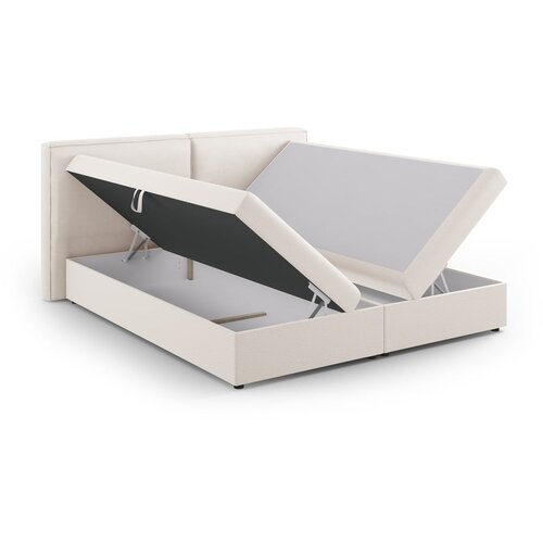 Cosmopolitan Design Kremno bela boxspring postelja s prostorom za shranjevanje 180x200 cm Arendal &amp;ndash; Slike