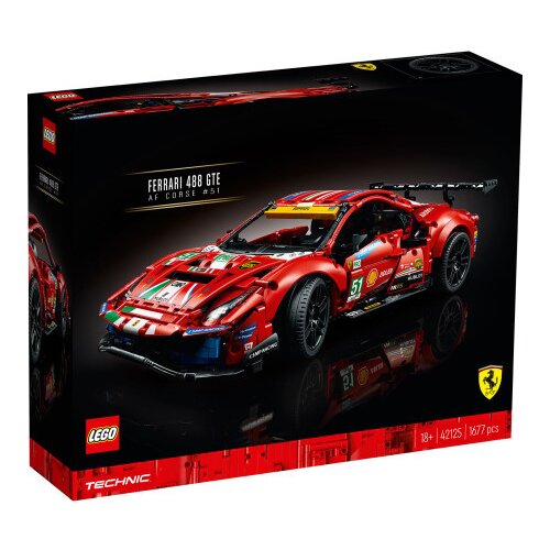 Lego Technic Ferrari 488 GTE AF Corse #51 številka 42125 Cene