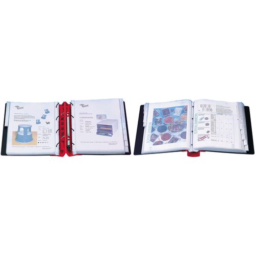 Wedo Predstavitvena mapa ERGOGRIP, 56 mm, črno/rdeča, (21652700) Slike