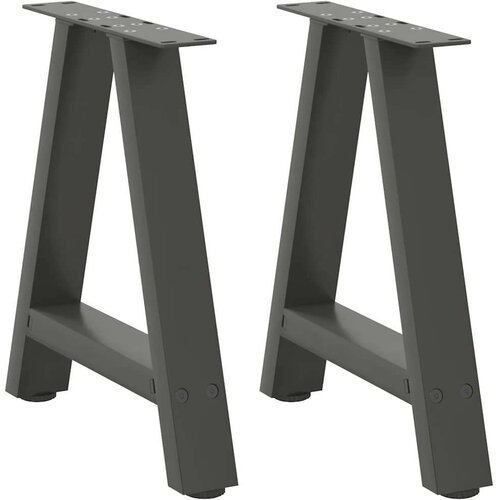 vidaXL noge kavne mizice a-oblika 2 kosa antracit 38x(42-43) cm jeklo Cene