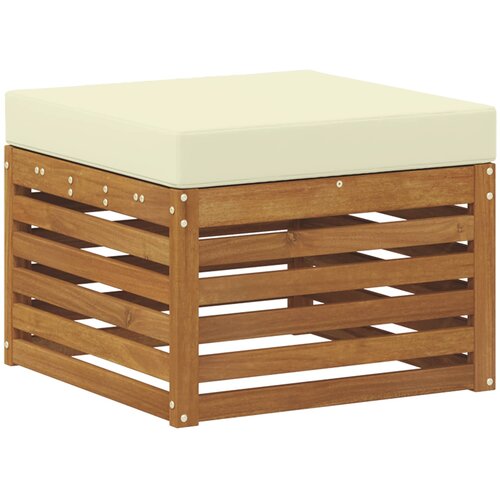  Set vanjskih sofa 6 kom. Prirodna i krem Slike