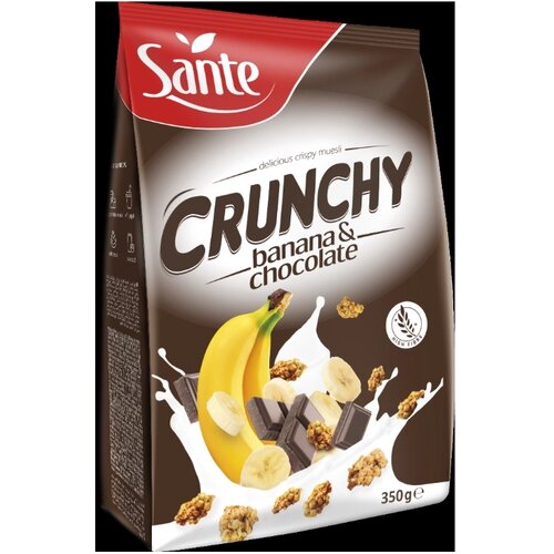 Sante OVSENE PAHULJICE BANANA ČOKOLADA 350G Slike