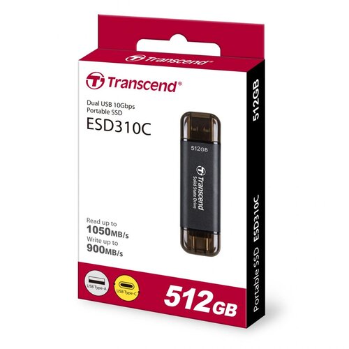 Transcend SSD EXT 512GB TS ESD310C DUAL, (01-0001309883) Cijene