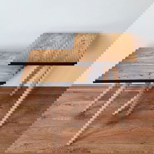 Hanah home 2Shp353 - camel camel nesting table (2 pieces) Cene