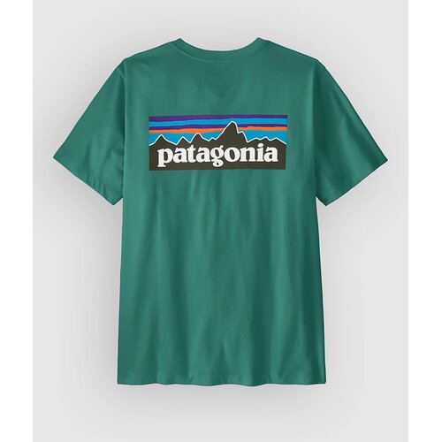 Patagonia P-6 Logo T-shirt gem green Slike