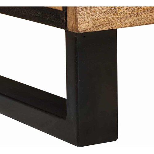  ormar s policom Smeđa 105 x 33 x 46 cm Čvrsto drvo manga Slike