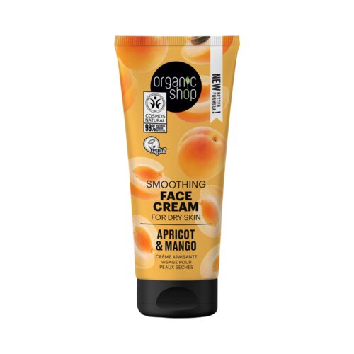 Organic Shop smoothing face cream apricot & mango Cene