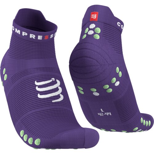 Čarape Compressport PRS V4.0 Run Low Purple/Paradise Green - T4 Cijene