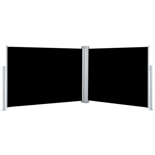 Maison Chic Zložljiva stranska tenda - Senčniki črna 100x1000 cm, (22039301) Cene