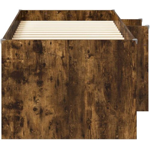  Kreveta za visoko spavanje djece 2 pcs Dimljeni hrast - Dimljeni hrast 100 x 200 cm Slike