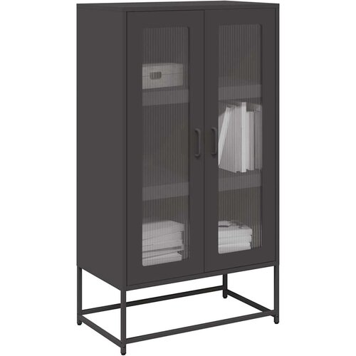 vidaXL Visoka ploča crna 68x39x123 cm čelik Cijene