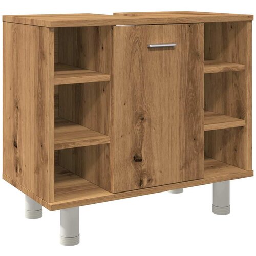 Maison Chic Kopalniška omarica - Kopalniški kabinet artisan hrast 60x32x53,5 cm inženirski les, (21794375) Cene