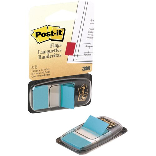  ZASTAVICA 25,4X43,2MM 50L POST-IT 3M.680-23 SVIJETLO PLAVA BLISTER Cene