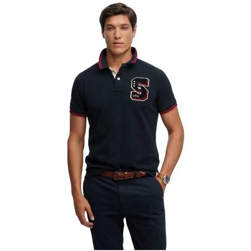 Superdry teget muška polo majica Cene