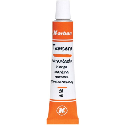  Tempera barva v tubi, oranžna, 18 ml Cene