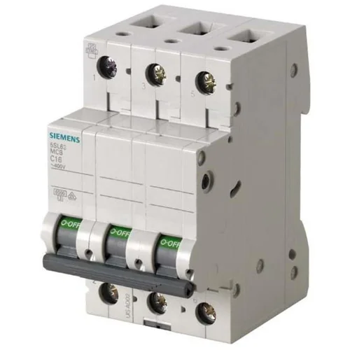 Siemens Instalacijski prekidač Siemens5SL6313-6, 3-polni, B 13 A