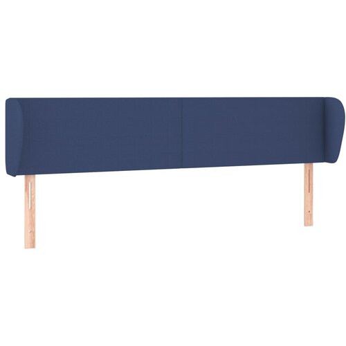 Maison Chic vzglavna omarica - nočna omarica - posteljna omarica z u&amp;scaron;esi modro 203x23x78/88 cm blago, (21709144) Slike