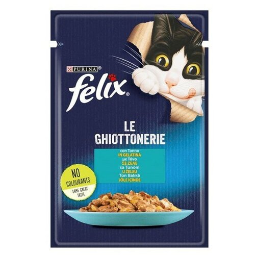Felix vlažna hrana za mačke tuna 85g Slike
